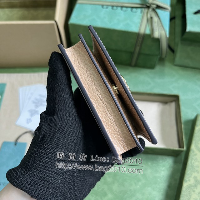 Gucci專櫃古馳最新款Marmont系列卡包零錢包卡夾 jh2495型號：658610